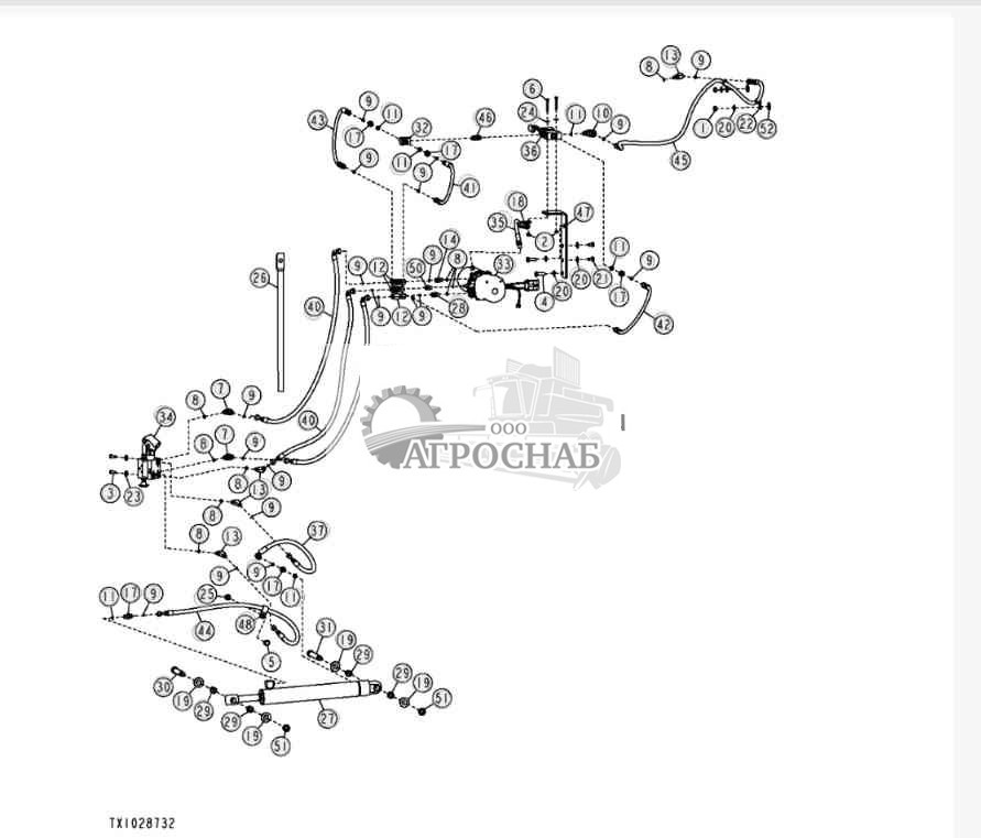 Гидравлическая система отсека 